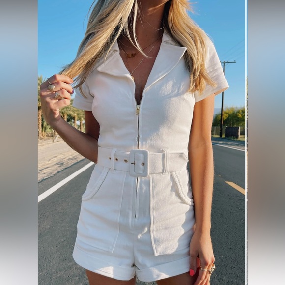 MUMU OUTLAW ROMPER - BRAND NEW NEVER WORN - Picture 1 of 3